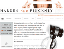 Tablet Screenshot of hardenpinckney.com